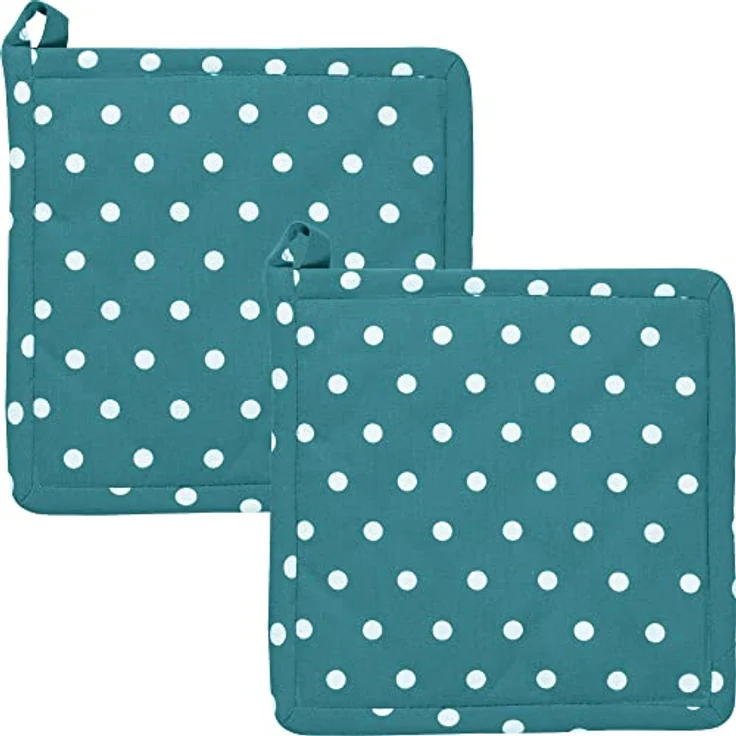 REDBEST Topflappen Topflappen "Orlando" 2er-Pack, Punkte – Bild 2
