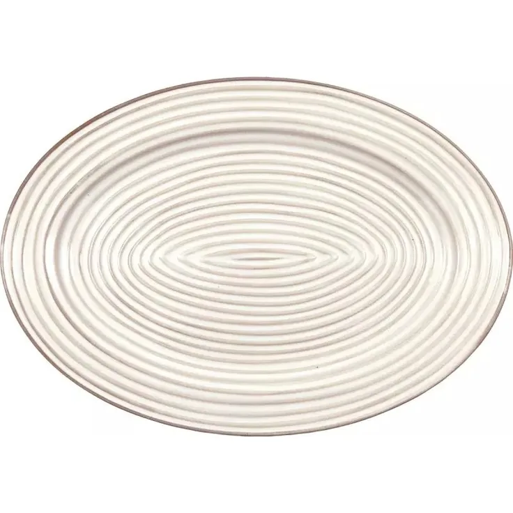Greengate Servierplatte Oval Dunes white