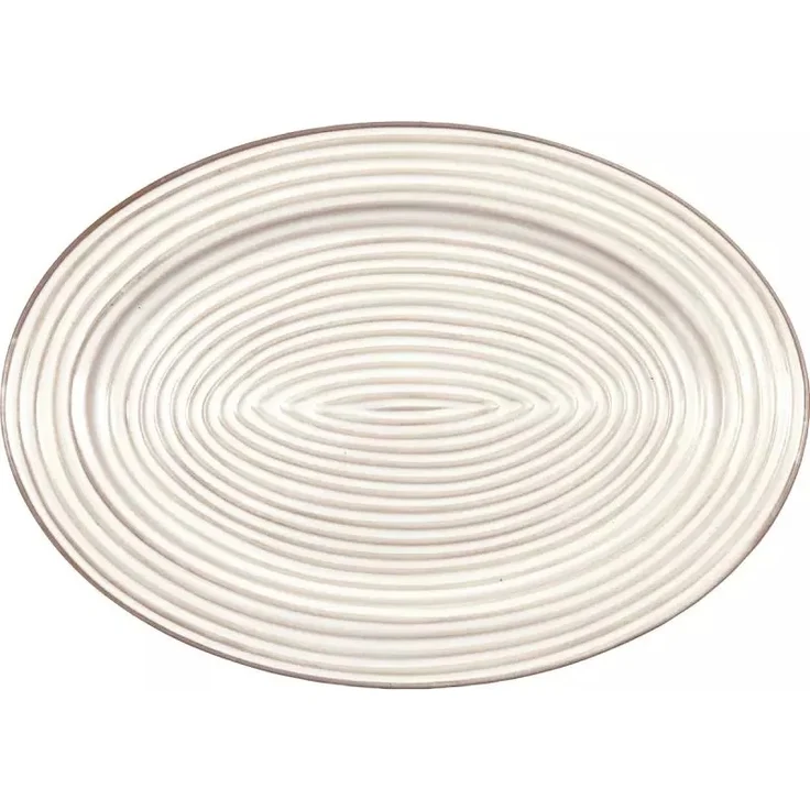 Greengate Servierplatte Oval Dunes white