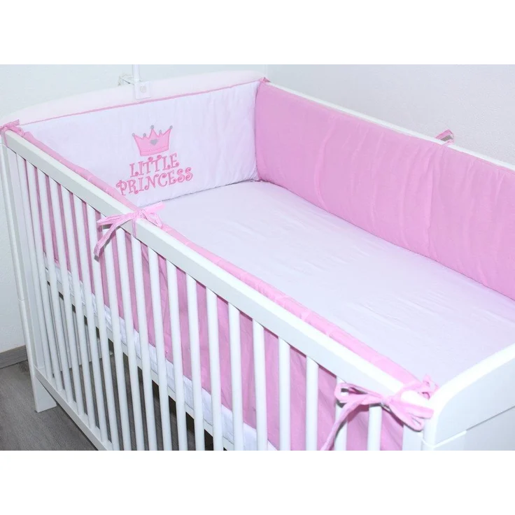 Primawela Bettnestchen Nestchen Applikation 420 cm Bettumrandung Baby Bett Kinder Kopfschutz – Bild 2