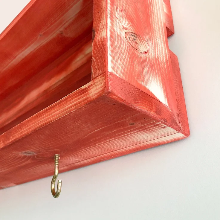 Skye Decor 'Raf212' Küchenregal, Rot, 70 x 21 x 10 cm – Bild 2