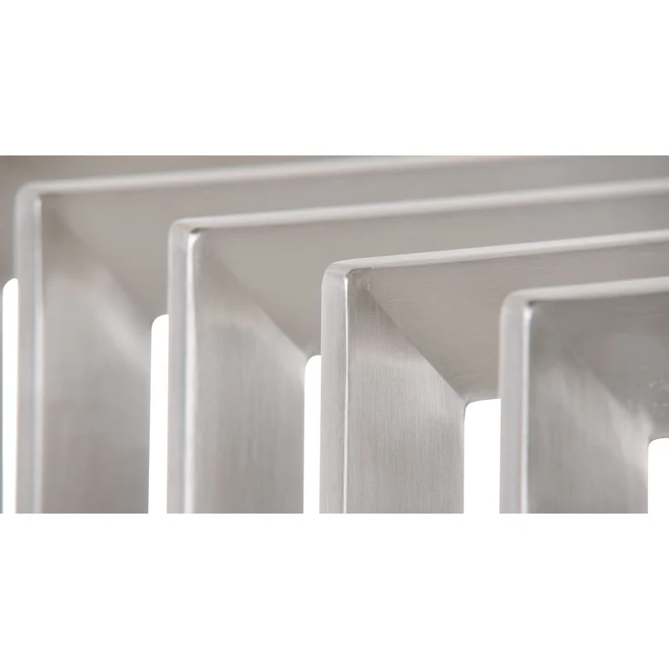 CLP Kaminholzständer Irving Edelstahl,40x50x150 cm – Bild 8