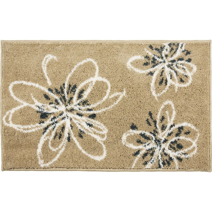 Erwin Müller Badematte Badematte "Palamas", Höhe 18 mm, eckig, Blumen – Bild 5