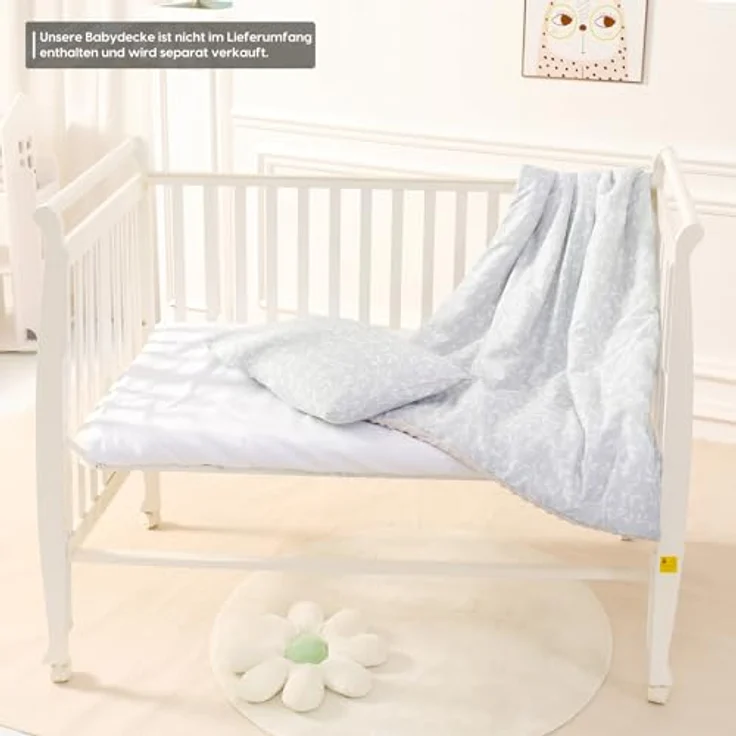 Kinderkissen Mit Kopfkissenbezug Aus Baumwolle- Kopfkissen Geeignet Für 3 Bis 10 Jahre - Größe 60x40 cm - Weiches Kissen Hypoallergen Maschinenwaschbar - Ideal Fürs Bett, Reisen und Schläfchen – Bild 6