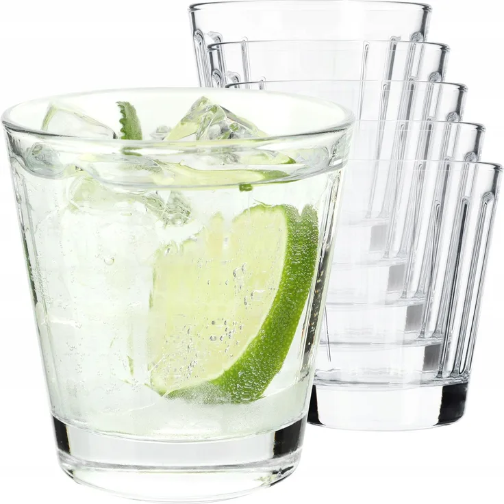 KADAX Gläser 175 ml, 6er-Set für Getränke und Säfte