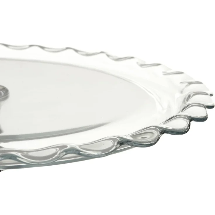 Pasabahce Petite Patisserie Elegante Servierteller mit Fuß - 26 x 12 cm – Bild 3