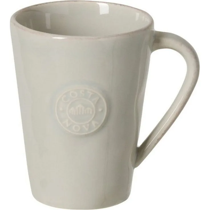 Costa Nova Tasse Nova Grau, Costa Nova, 36 cl, 1-tlg, Keramik, Mit Henkel