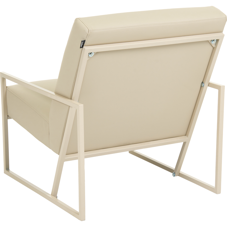 Sessel DELARY Kunstleder Beige – Bild 5