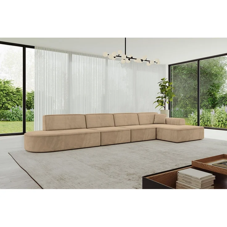 ALTDECOR Ecksofa IREA-L3-v3, Sofa Praktische Bequeme Funktionsecke Couch L-Form Eckcouch, Corner Sofa L-Form Vielseitige Sofa Wohnlandschaft Wohnzimmer – Bild 3