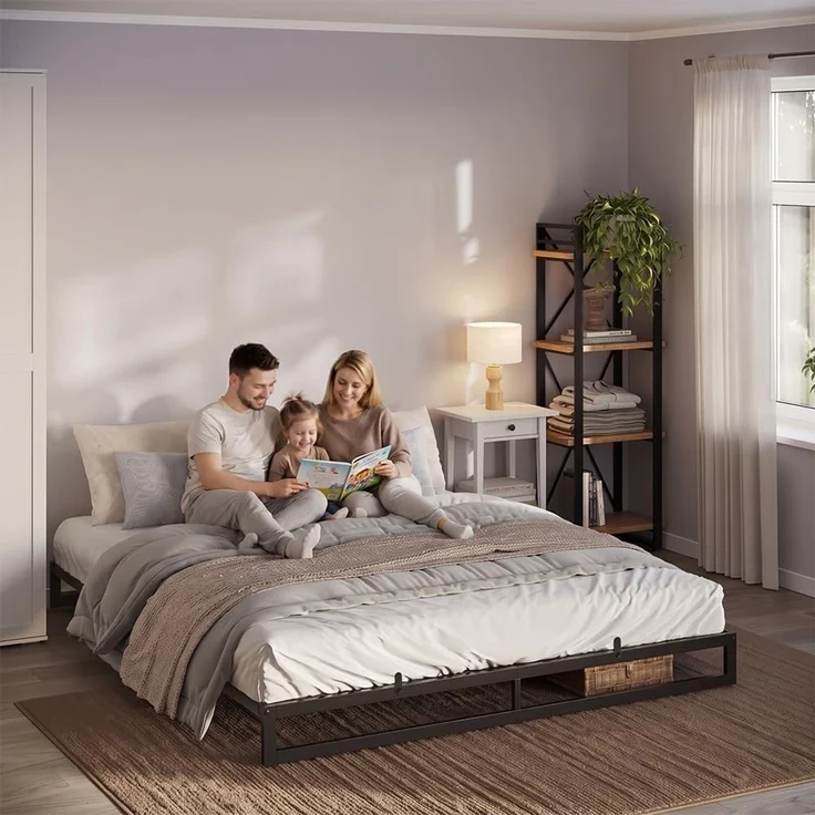Bettgestell Lenora Schwarz 180x220 Vitalispa – Bild 8