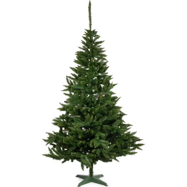 Moritz Weihnachtsbaum künstlich 220 cm Schnellaufbau Stecksystem Tannenbaum kaukasische Tanne Unecht naturgetreu mit Ständer – Bild 1