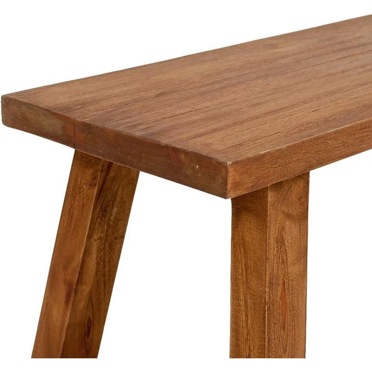 LebensWohnArt Sitzbank Sitzbank RANCH Antik-Natural Mahagoni ca. L90cm – Bild 6