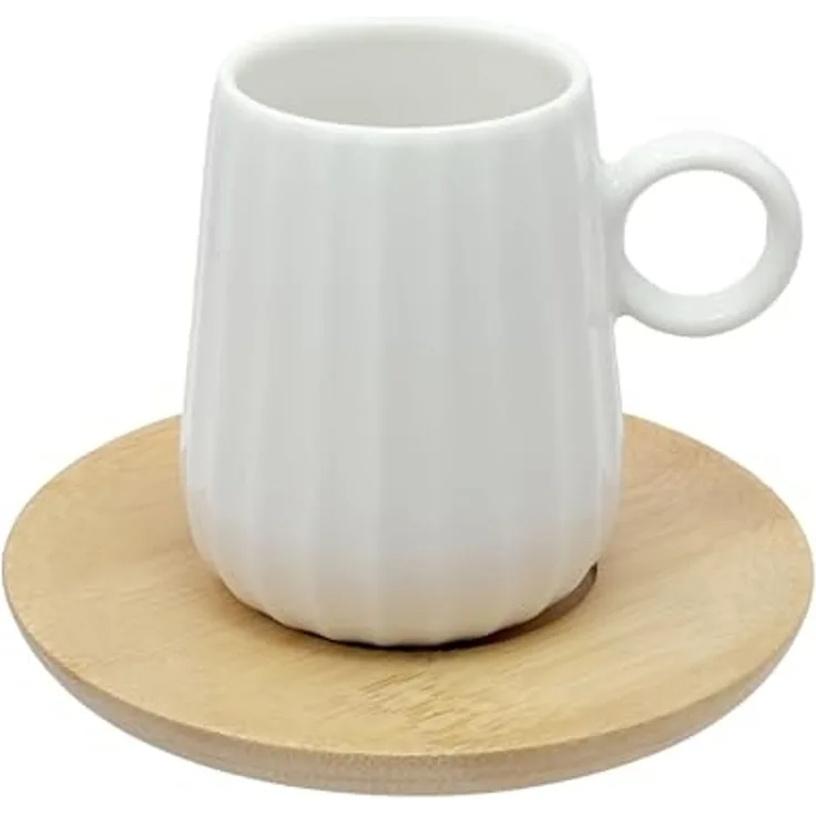 La Porcellana Bianca La Porcellana Bianca La Intavola 6 Kaffeetassen mit Untertassen NPCU10203009A83