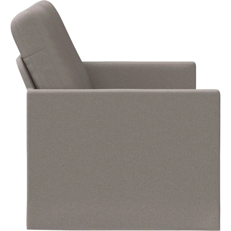 vidaXL 2-Sitzer Sofa Taupe 150 x 81 x 82 cm Stoff 42041079 – Bild 3