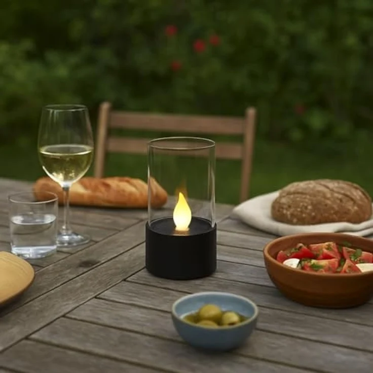 Star LED-Solarkerze 'Puloun', Acryl/Plastik – Bild 4