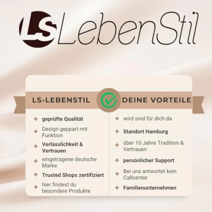 LS-LebenStil Kosmetikeimer Tretmülleimer 3L, Weiß Matt, Soft Close mit Bambus Deckel, Rund mit herausnehmbarem Inneneimer für Bad und Küche – Bild 10