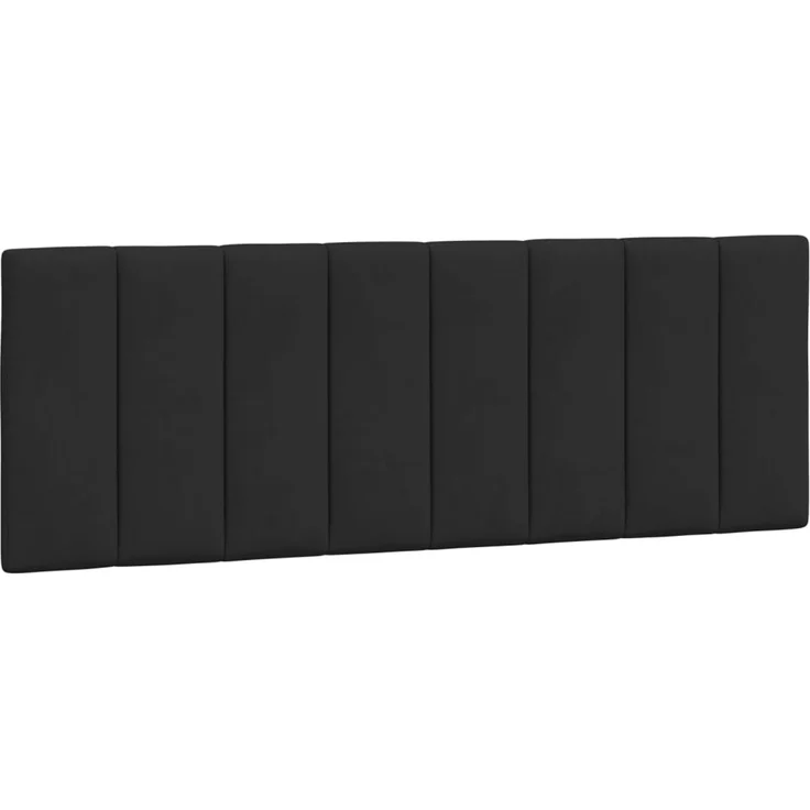 vidaXL Kopfteil-Kissen Schwarz 140 cm Samt 374671 – Bild 2