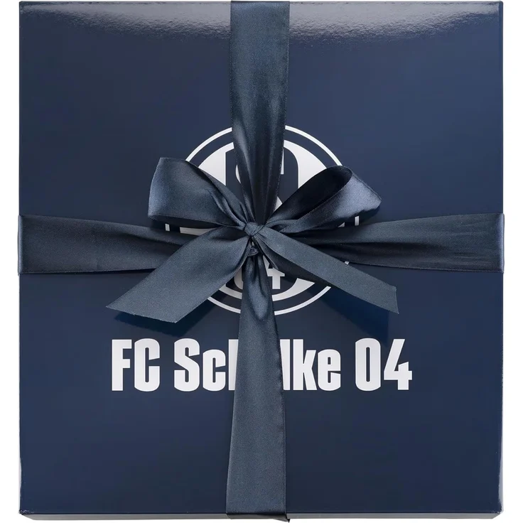 Wohndecke FC Schalke 04 geprägt in Geschenkbox Navy 150 x 200 cm 100% Polyester, FC Schalke 04 – Bild 2