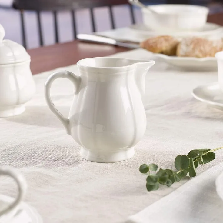 Milchkännchen 6 Pers. Manoir Villeroy und Boch Milch und Zucker - Mikrowelle geeignet, Spülmaschinenfest