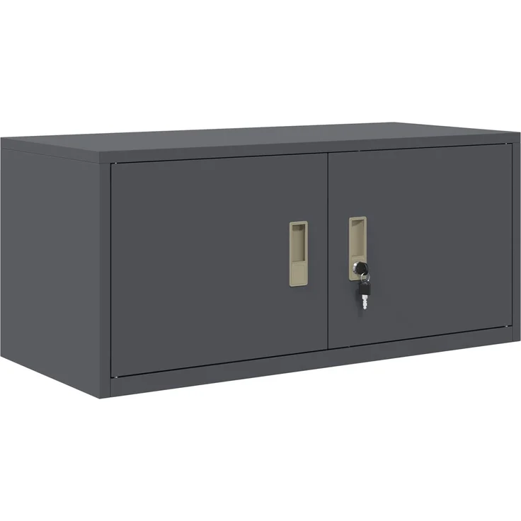 vidaXL Aufbewahrungsschrank 2 stk. Anthrazit 90 x 40 x 180 cm Stahl 3438653 – Bild 5