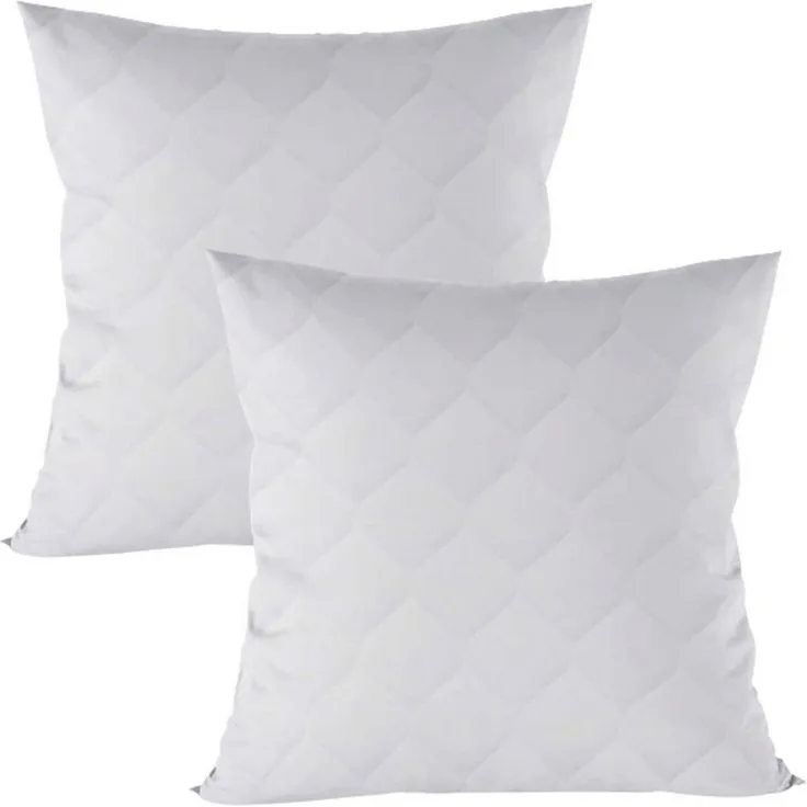 Amazinggirl Sofakissen Kopfkissen 2er Set 80 x 80 cm Steppkissen Mikrofaser - Kissen