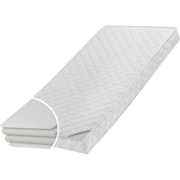 Kindermatratze 80x160 cm LATEX ROYAL mit Aloe Vera-Bezug, Spannbettlaken und zwei Härtegraden, 10 cm hoch, Kindermatratze 80x160 Matratze für Kinderbett