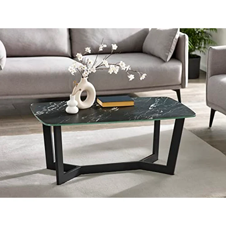 Julian Bowen Olympus Couchtisch, schwarze Marmoroptik – Bild 2