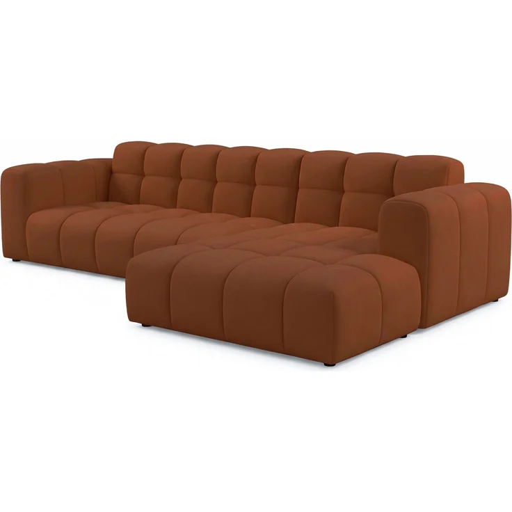 Selsey 'Boloon' Ecksofa L-Form, 3-Sitzer, rechts, Samt Kupfer, 300 cm – Bild 3