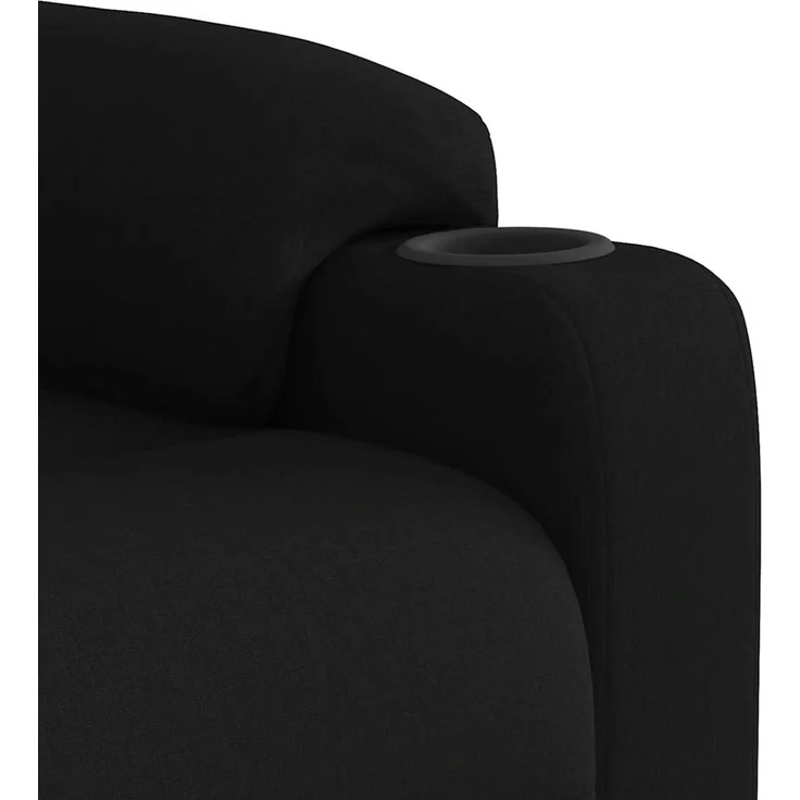vidaXL Massagesessel mit Aufstehhilfe Schwarz Stoff 3303044 – Bild 11