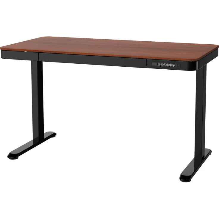 Activejet ET119S-CZ/O 120x60 Schwarz Walnuss 45 kg 725 - 1225 mm Holz Rechteckige Form Stahl