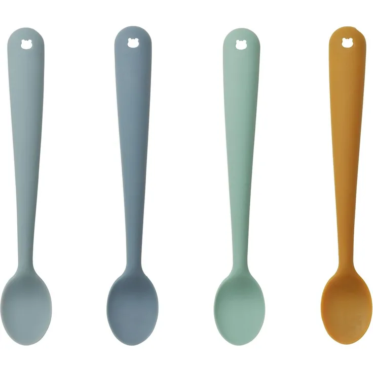Liewood Siv Löffel Set Blue Multi Mix 4 Stück Blau