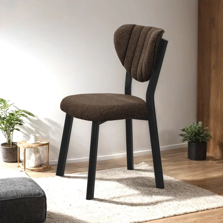 Skye Decor 'Elma - Brown' Stuhl, Braun, 47 x 85 x 45 cm – Bild 2