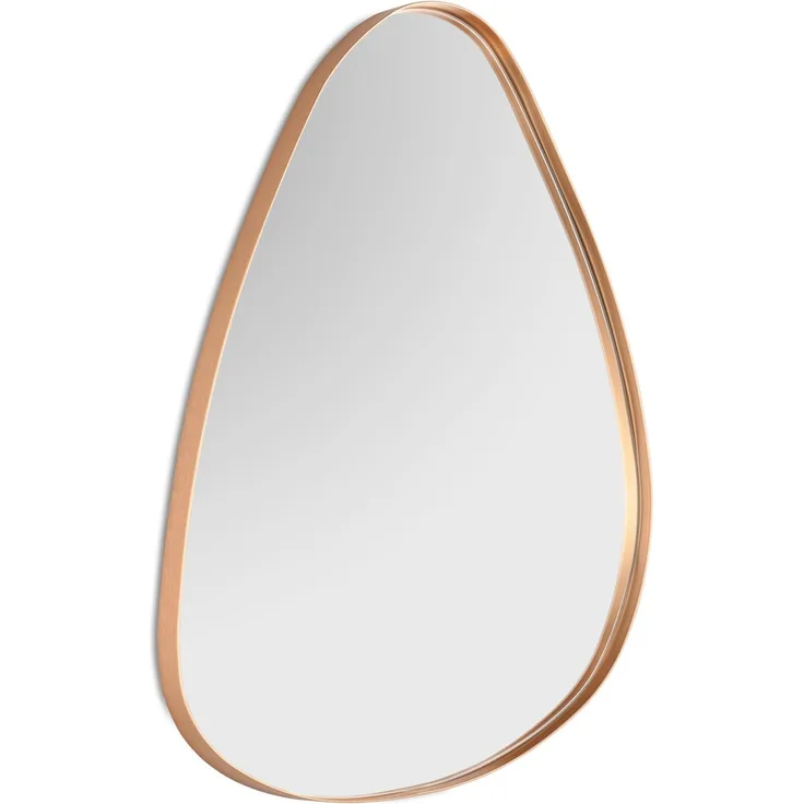 XORA 'BRITTA' Spiegel Tropfenform, Metall gold, 35 x 50 cm