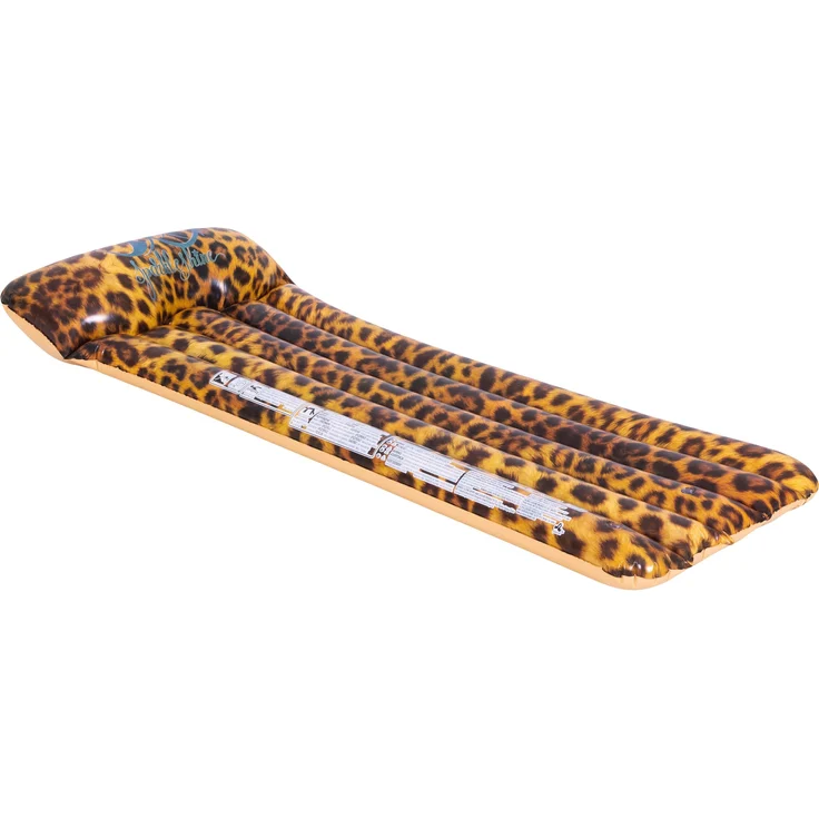 SunClub Luftmatratze Leopard 169 x 69 x 25 cm mit 2 Luftkammern und stylischem Design – Bild 1