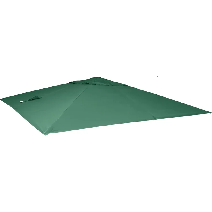 MCW Ersatz-Bezug für Sonnenschirm A96, 3x3m, dunkelgrün, witterungsfest und UV-beständig, mit Luftzirkulationshaube