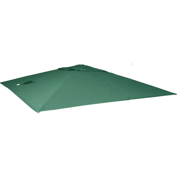 MCW Ersatz-Bezug für Sonnenschirm A96, 3x3m, dunkelgrün, witterungsfest und UV-beständig, mit Luftzirkulationshaube