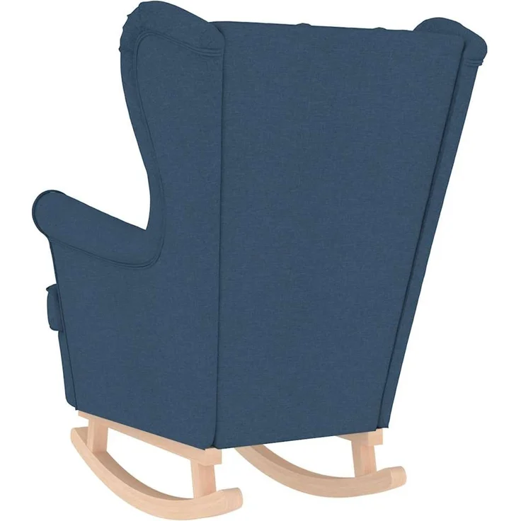 vidaXL Schaukelsessel Blau 74x90x102 cm Stoff 4016927 – Bild 5