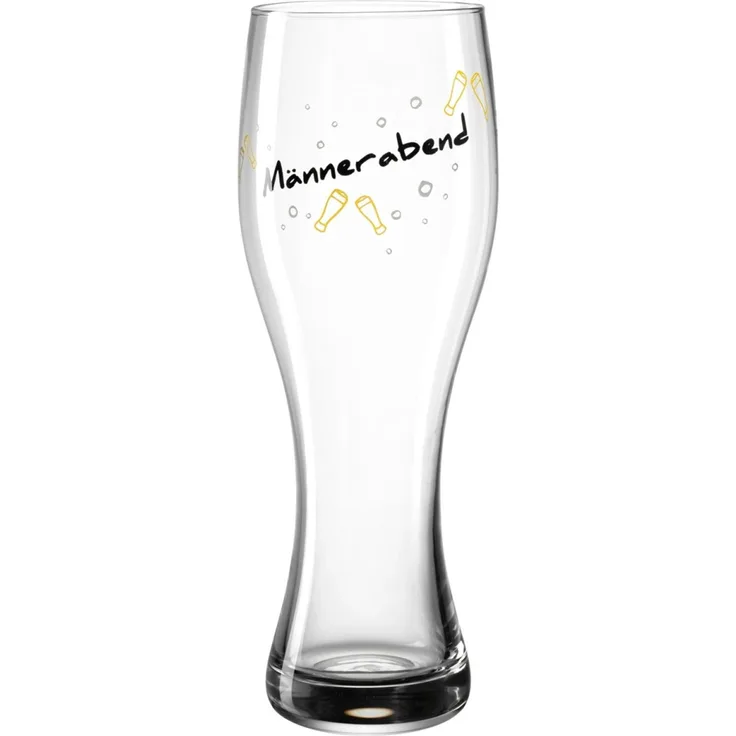 Leonardo PRESENTE Weizenbierglas 'Männerabend' 500 ml - A