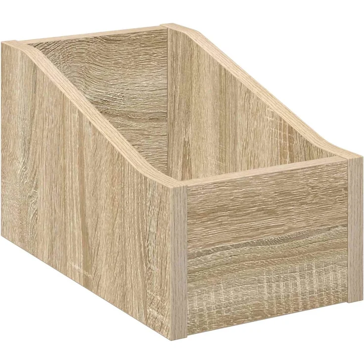 vidaXL LP Plattenbox 2 stk. Sonoma-Eiche 18 x 32 x 18 cm Holzwerkstoff 8012799 – Bild 4
