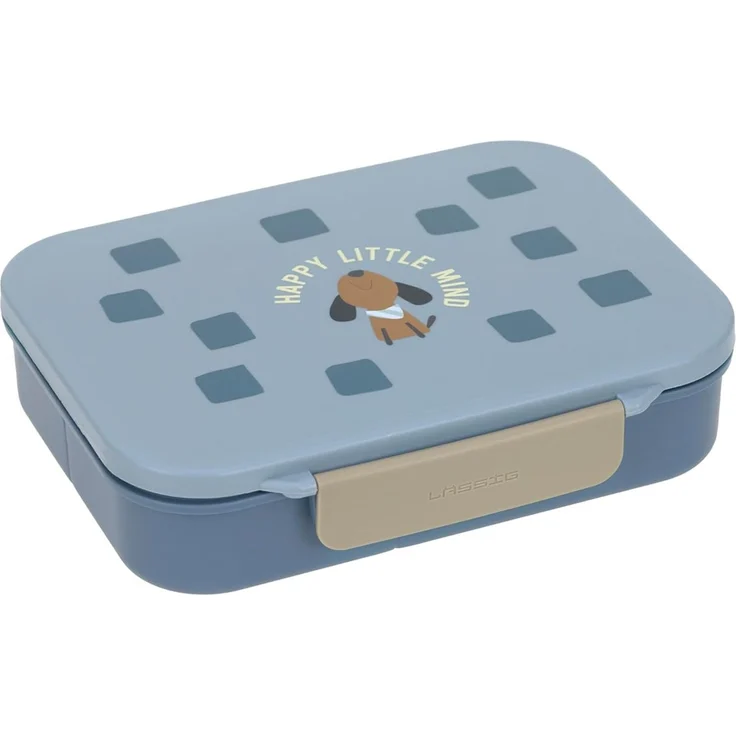 LÄSSIG Lunchbox Pattern Party Bento-Lunchbox blue, Polyprophylen (PP), Silikon, (1-tlg) – Bild 1