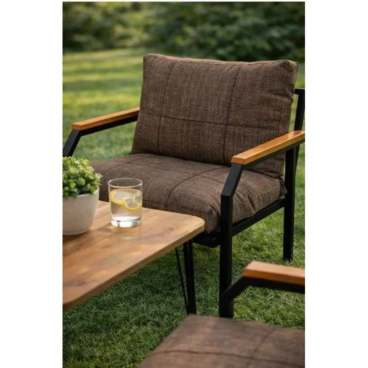 Skye Decor 'Duru - Mink' Garten-Lounge-Set, Nerz, 120 x 70 x 61 cm – Bild 3