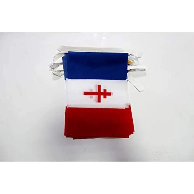 AZ FLAG Wimpelkette Frankreich freier 1940-1944 6 m 20 Flaggen