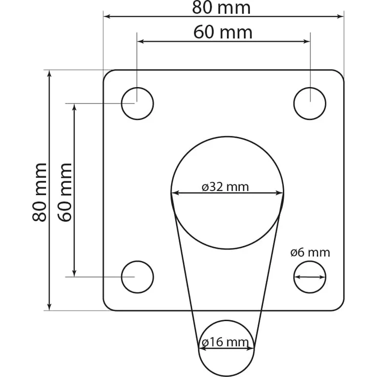 Prima-Online Tischbein Metallbeine Schräg H: 45cm / 65cm Schrankfuß Metall Schwarz Sofafuß – Bild 3