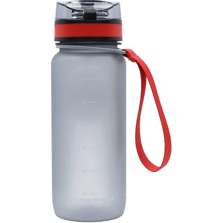FC Bayern München Trinkflasche FC Bayern München I Trinkflasche I Grau I 0,65 l Fußball I Sport – Bild 2