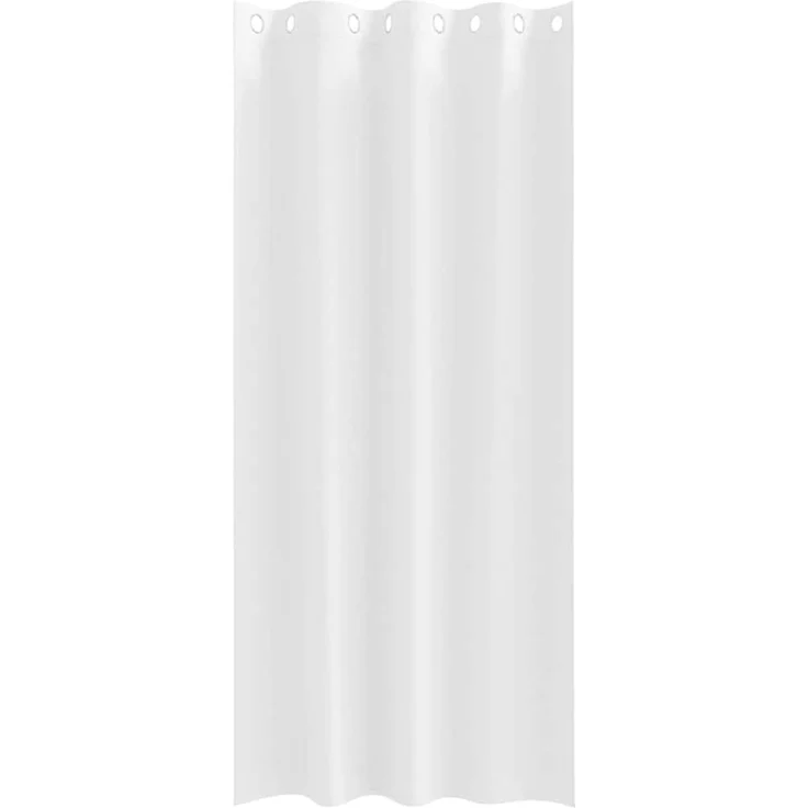 vidaXL Verdunkelungs-Vorhänge mit Ringen 2 pcs Reinweiß 225 x 140 cm 4107385 – Bild 4