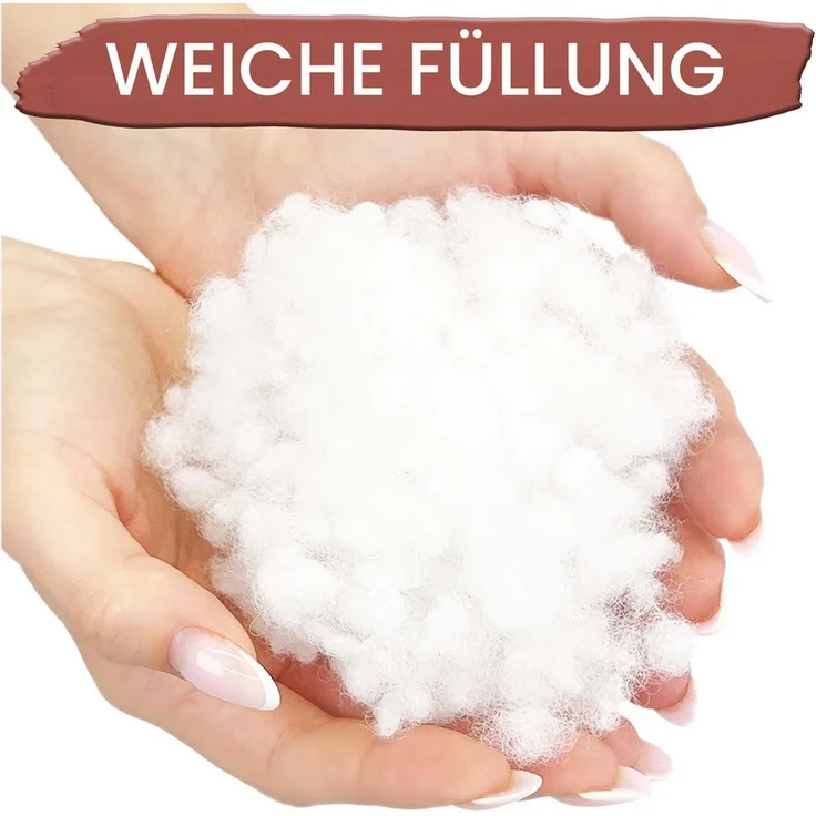 Amilian Dekokissen mit Füllung und Kissenbezug - Deko Kissen, Zierkissen, Sofakissen, (1 Stück), 40x40 cm, Kopfkissen mit Kissenfüllung – Bild 2