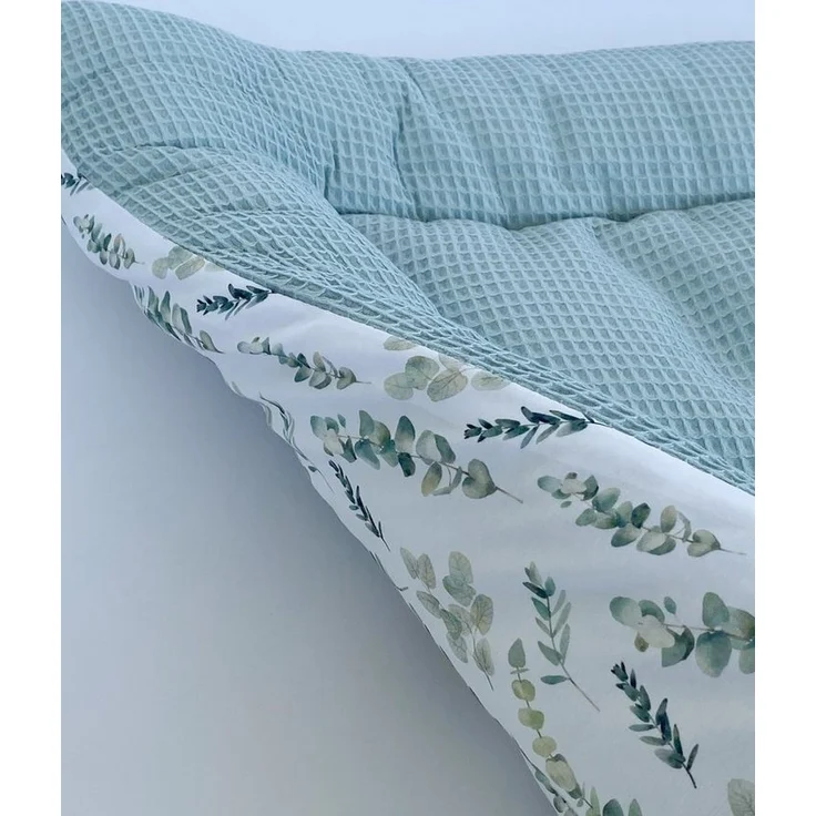 BABEES Wickelauflage Wickelunterlage 75x75 75x70 70x50 cm 100% Baumwolle Baby zweiseitig – Bild 2