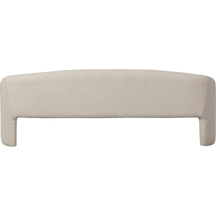 BePureHome Bank Zone aus Webstoff, Beige, 160 x 52 x 60 cm – Bild 2