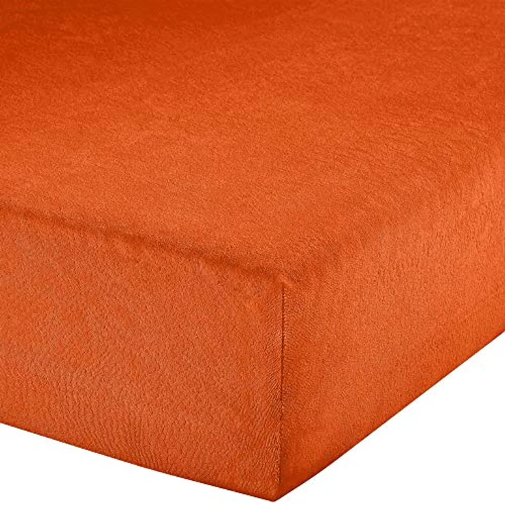 Erwin Müller Spannbettlaken Spannbettlaken "Erding", Frottee, Gummizug: Rundumgummi, (1 Stück), Frottee-Stretch Uni, Terra, Spannbettlaken | 90x190 - 100x200 cm – Bild 2