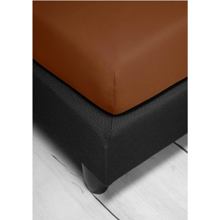 Irisette Mako-Jersey Betttuch Jupiter 0008 camel 150x200 cm 8-83 camel – Bild 5